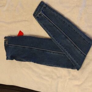 NWT Roma Studio Skinny Panel Jeans Back Zip Size L